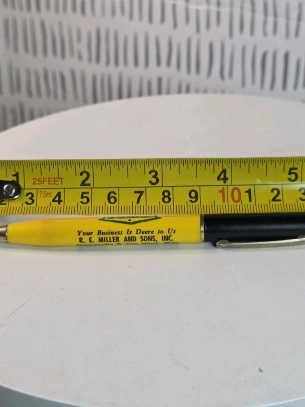 Vintage John Deere Advertising Mechanical Pencil R.E. Miller Van Wert Ohio